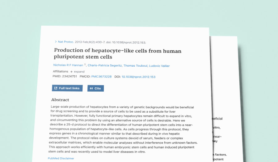 Production of hepatocyte-like cells from human pluripotent stem cells