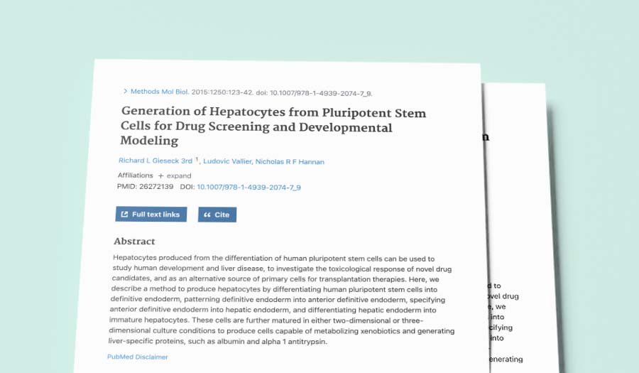 Generation of Hepatocytes from Pluripotent Stem Cells for Drug Screening and Developmental Modeling